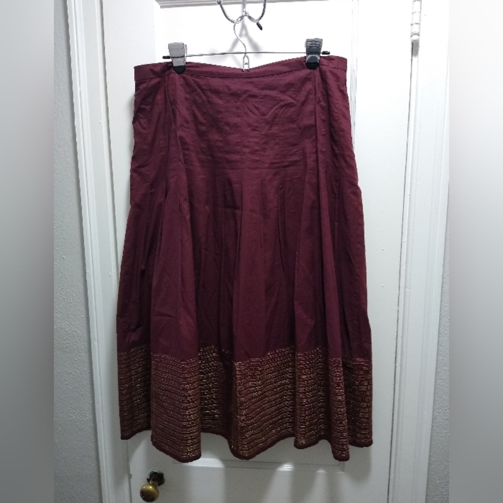 Loft Midi Skirt A-Line